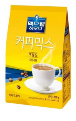 맥스웰 하우스 마일드800g 10개입 한박스 커피믹스 자판기용
